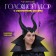 Carnival headdress with curved horns, black color