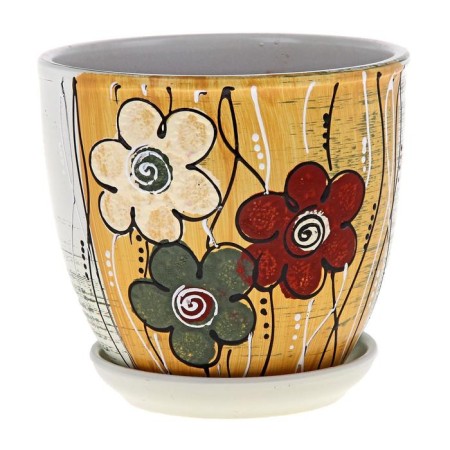 Flower rapsia pot 2.5l with a stand-4