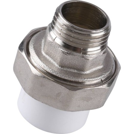 Detailed Kalde, polypropylene, d = 20 mm x 1/2 ", external threads of the ECO series-4