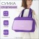 Lightning bag, external pocket, textura, lilac color/purple color