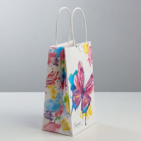Package gift craft, packaging, “Happiness is waiting for you”, 12 x 21 x 9 cm-1
