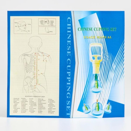Acupunctic cans for vacuum massage with a pump, set of 6 pcs.-5