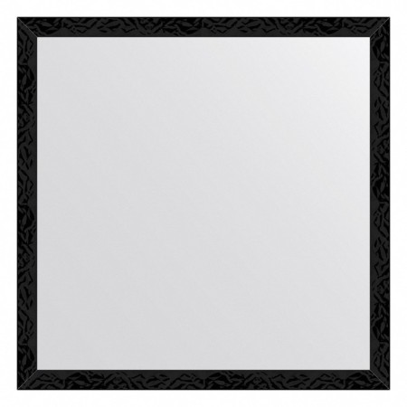 EvoForm mirror in the baguette frame, 32 mm, 59x59 cm, color black dunes