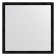 EvoForm mirror in the baguette frame, 32 mm, 59x59 cm, color black dunes