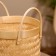 Wicker basket, from bamboo 15x15x20 cm