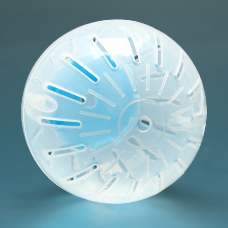 A ball for rodents, 10 cm, blue-5