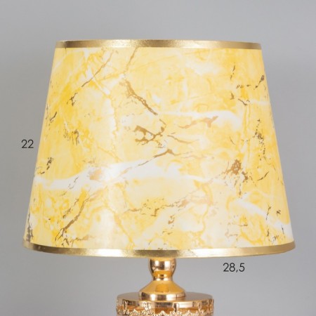Table lamp "Celia" 1x40W E27 gold 30x30x51cm-2
