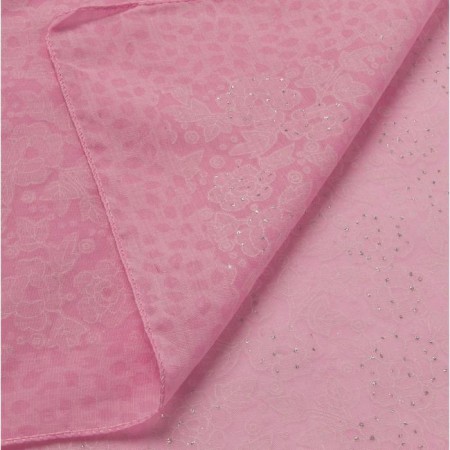 Women's scarf, pink color, size 70x70-2