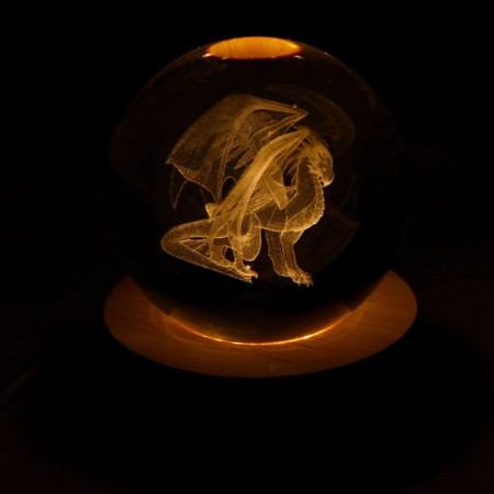 Lamp New Year's "Magic Dragon"-4