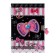 Notebook Gift Book on a lock, A5, 50 sheets, line, Bows, mix