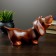 Coarse "Dachshund" brown, 25x12x15cm