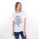 Women's T -shirt "Dragon", white color/Black print, size 46