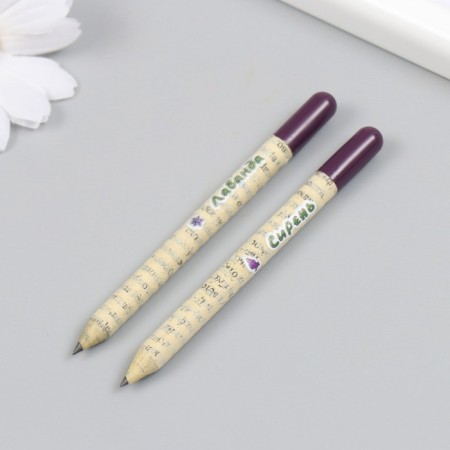 Growing gift pencils Mini "lavender and lilac" set 2 pcs.-3