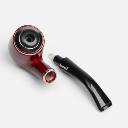 Kommer's smoking pipe "Commander", classic, 12 x 5 cm-3