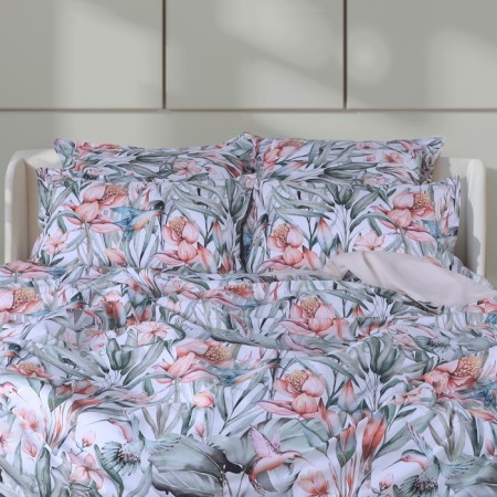 A set of pillowcases "Ethel" Exotic Island 50*70+3 cm, 100% cotton, perkal (300 threads)-5