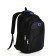 Youth backpack on a zipper, 4 pockets, black/blue color