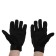 Motorcycle gloves with protective inserts, size l, black