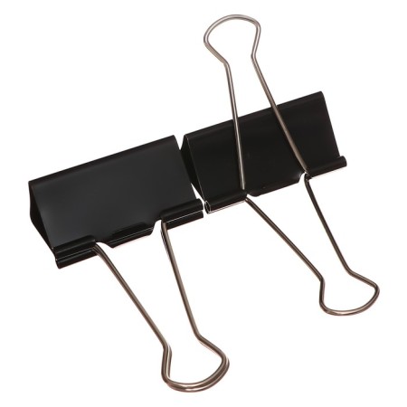Globus clamps, 12 pieces, 51 mm, black-1