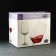 A set of glasses for the wine Bohemia Crystal "Sandra", 450 ml, 6 pcs, red red color