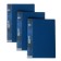 Set of folders A5, 20 inserts, calligrata, pocket on the spine, blue, 3 pieces