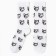 Women's socks "cat meme", white color, rr 36-40