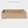 Organizer for storing linen “Points”, 7 cells, 34 × 30 × 8 cm, beige color
