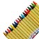 Pencils wax 18 colors, 93 x 8 mm, calligrata, in a cardboard box