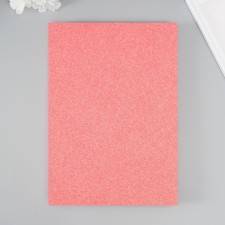 Foamiran glitter 2 mm, 20x30 cm, pink