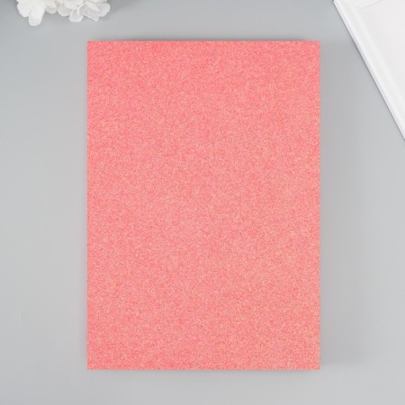 Foamiran glitter 2 mm, 20x30 cm, pink