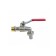 Water-brushed crane Aquasfera 1019-01, 1/2 ", with a fitting, lever, brass