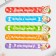 New Year. Bookmarks for books Figure cardboard "Cute animals" 5 pcs.