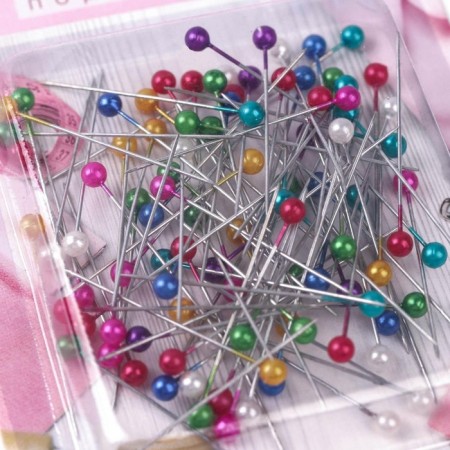 Portnovskiy pins, 37 mm, 100 pcs, colorful color-1