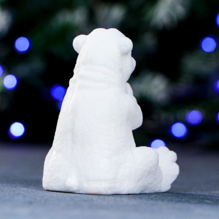 New Year's figure soap "Northern Bear" 70 g-3