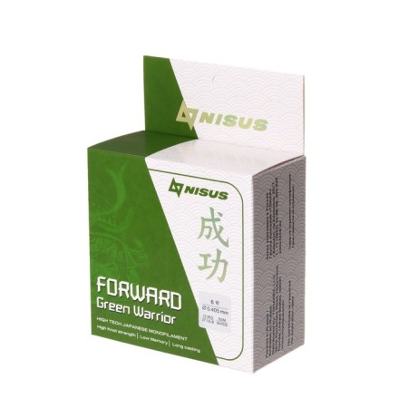 Nisus Forward Warrior fishing line, diameter 0.405 mm, test 12.3 kg, 150 m, green-1
