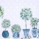 A set of curtains d/kitchen with sequences of Ethel "Olives" 145x180cm-2 pcs., 100% p/e
