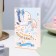 Postcard "With the birth of a son!" Congrev, embossing, stork, 12.5 x 19.4 cm