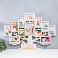 Photo frame plastic in 12 photos 10x10, 10x15, 15x20 cm 