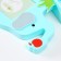 Photo frame plastic 6x6 cm "Elephant with an apple" Blue 18x3.9x16.3 cm