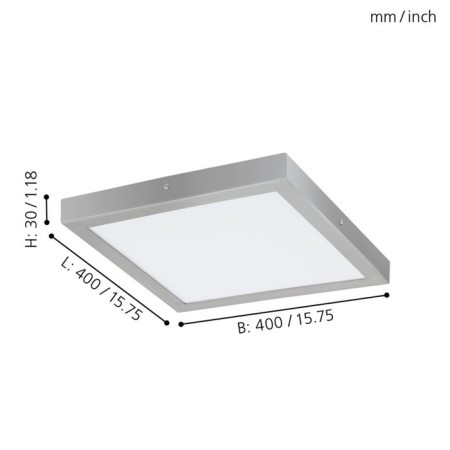 Fueva 1, 1x25W LED, 4000K, 2500LM, white color-2