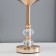 Table lamp sensory "Gaddy" LED 3W 3000-6000K USB AKB Dimmer gold 14x14x36 cm