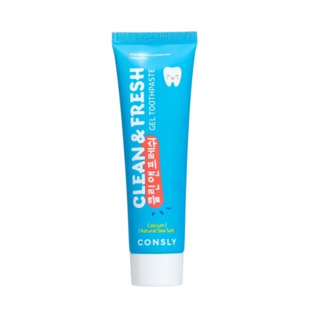 Consly Clean & Fresh gel toothpaste with calcium and natural sea salt, 105 grams-1