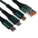 Cable 3 in 1, microUSB/type -C/Lightning - USB, 3 A, 1.25 meters, green