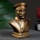 Bust Stalin 9x7cm, bronze / marble baby