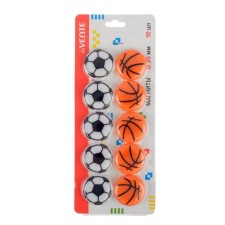 Magnets for boards with a design of 35 mm, 10 pieces, Devente Balls, in a cardboard blister