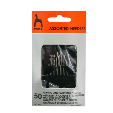 Assorted needles, with a nuisor, 50 pcs