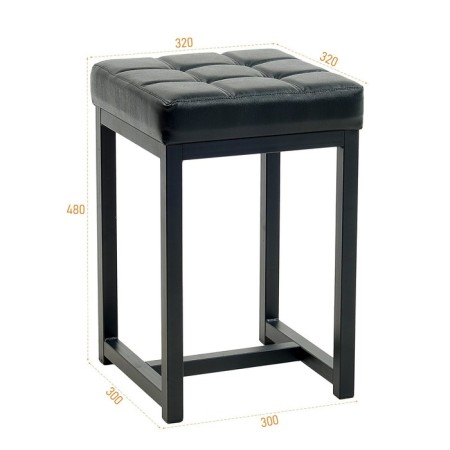 Stool "loft 4", black/black-3