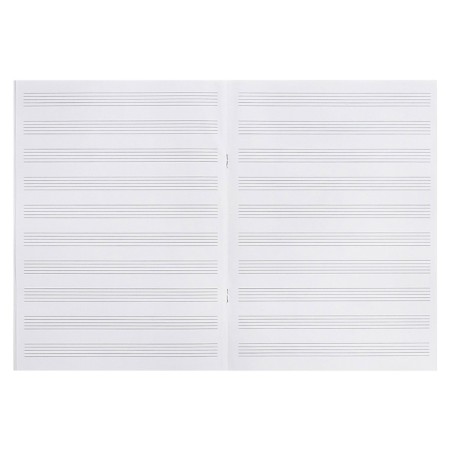 Note for notes A4 24 sheets, on the paper clip "Musical spaniel", cover coated cardboard, glossy lamination, block 70 g/m2-2