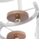 Gabriel chandelier 3x60W E27 white 46x46x28cm