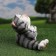 Garden figure "Cat" Gray, 22x33cm