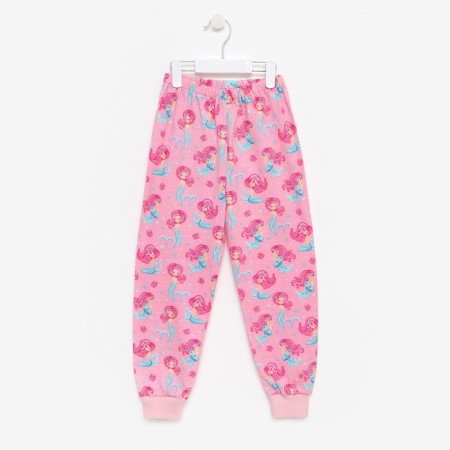 Pajamas for girls, pink/mint color, height 116-122 cm-8